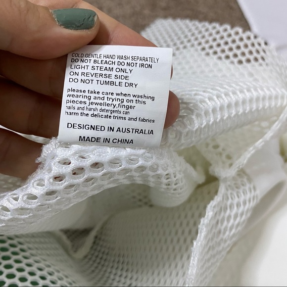 Elliatt White Mesh Contrast Cocktail Dress - Picture 9 of 16